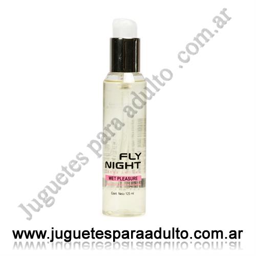 Aceites y lubricantes, Fly Night, Gel Lubricante Wet Pleasure Estimulante 125cc